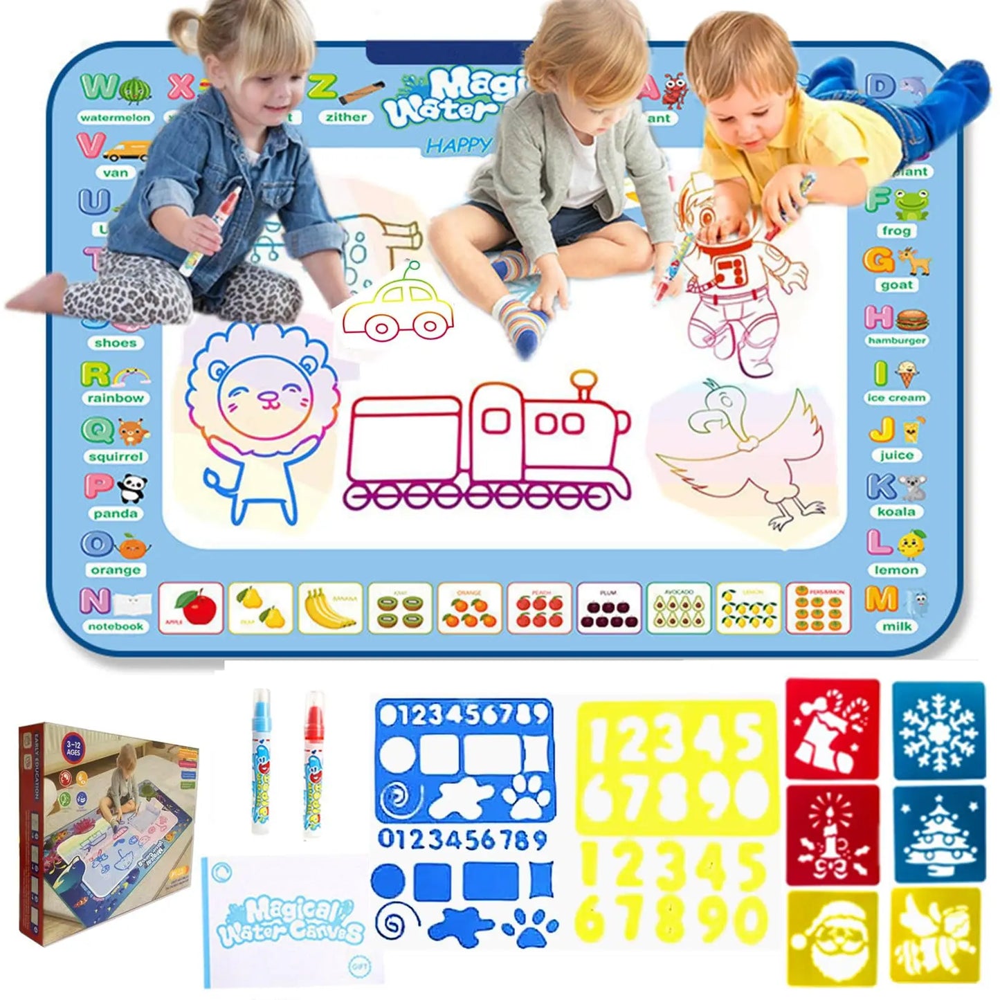 Wasser-Doodle-Matte - Malbrett für Kinder
