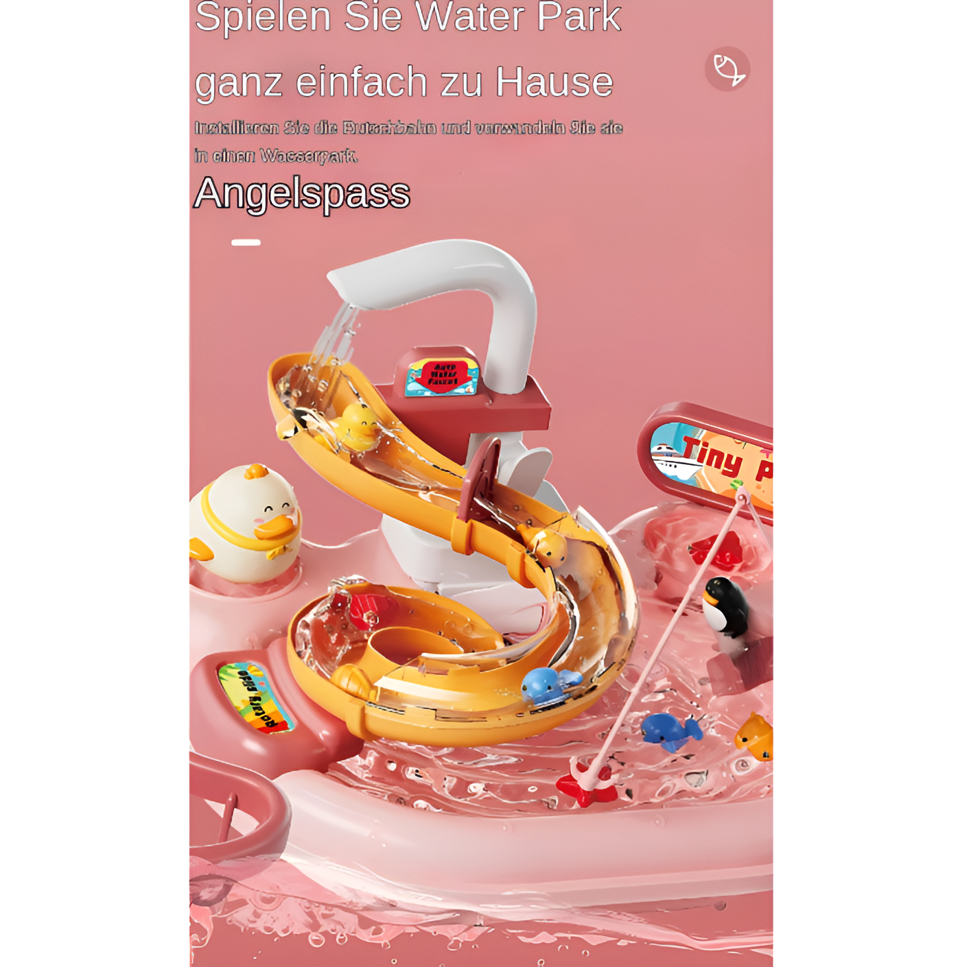 Kinder Spielzeug Set – Küche und Angeln in einem