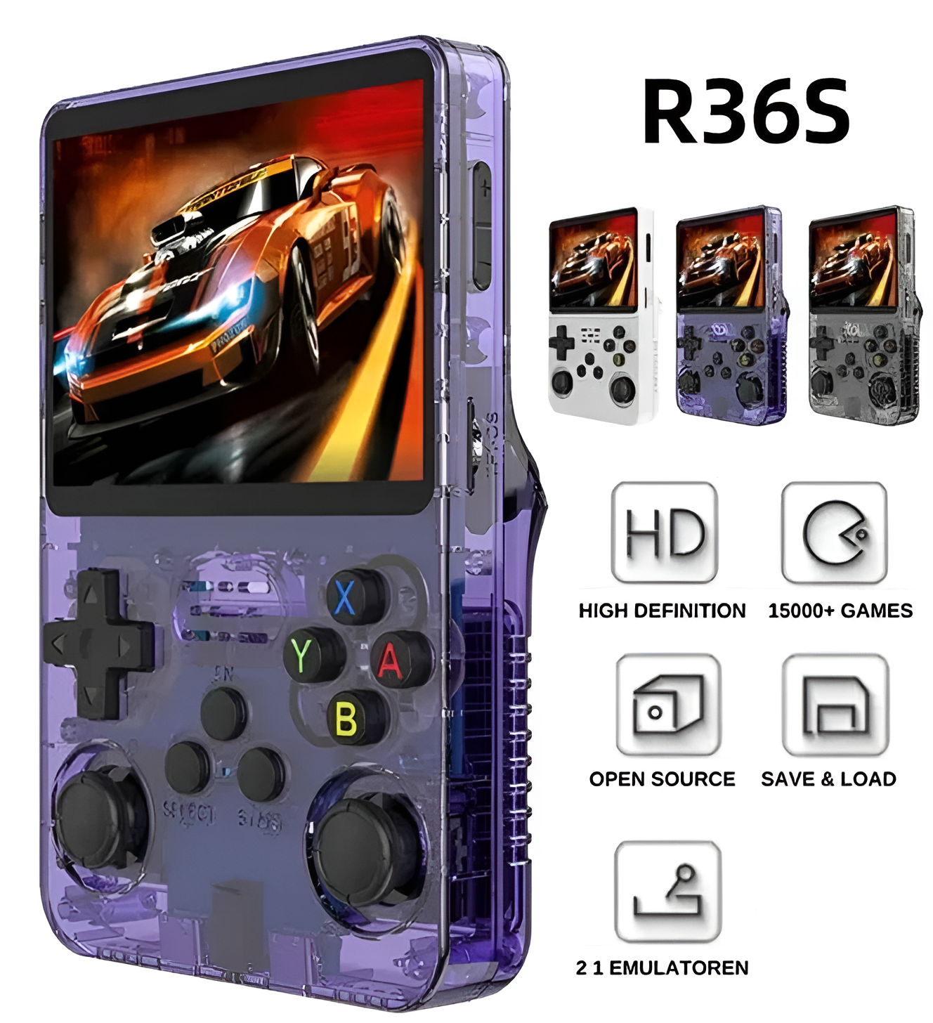 R36S Retro-Handheld-Spielkonsole