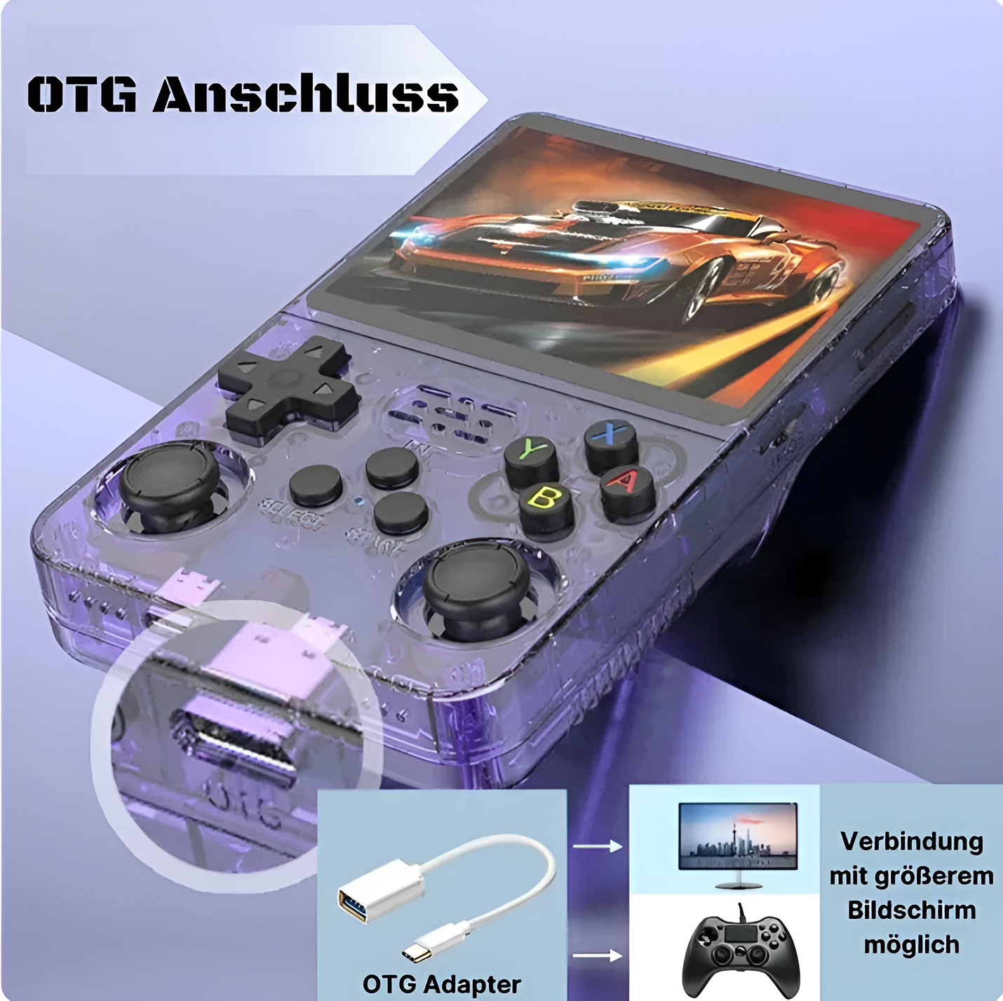 R36S Retro-Handheld-Spielkonsole