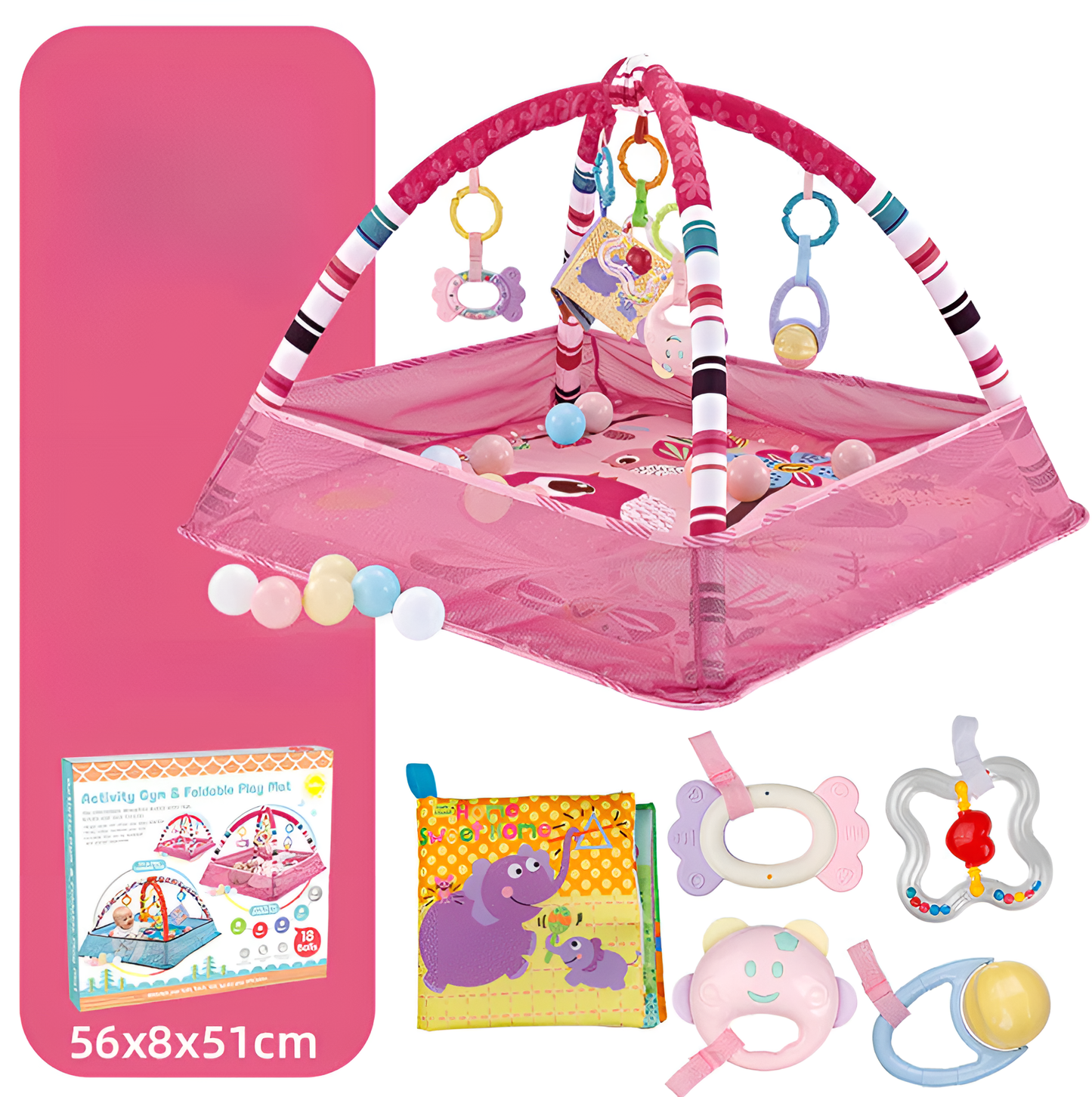 Baby Spielstation 🌟 All-in-One Aktivitätscenter für sicheres Spielen & Entwicklung