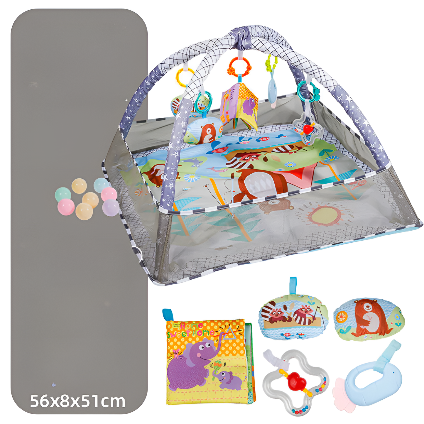 Baby Spielstation 🌟 All-in-One Aktivitätscenter für sicheres Spielen & Entwicklung