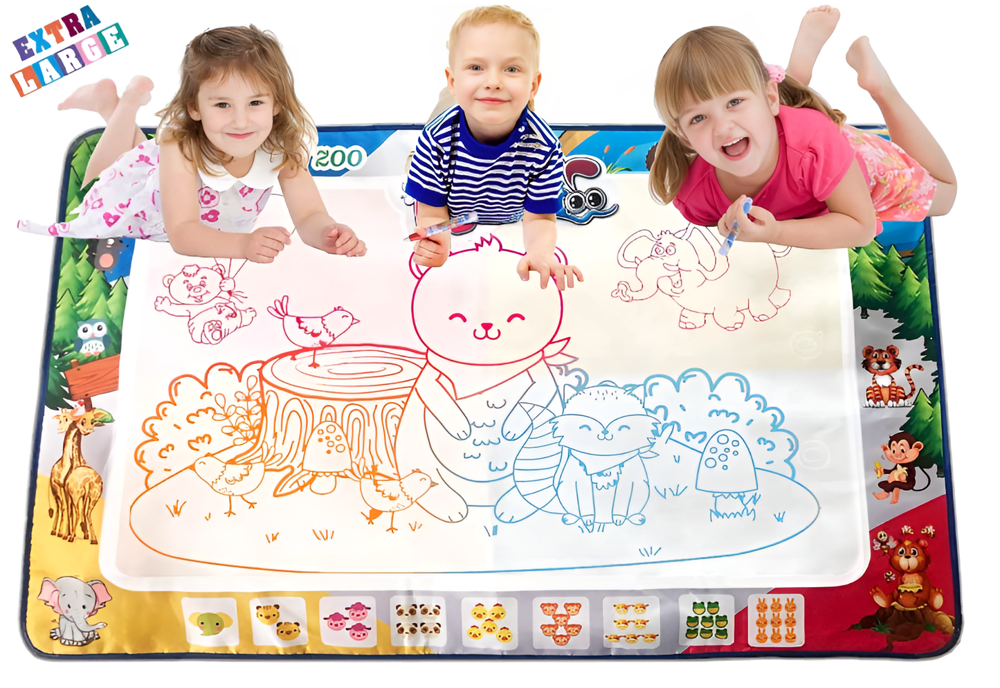 Wasser-Doodle-Matte - Malbrett für Kinder