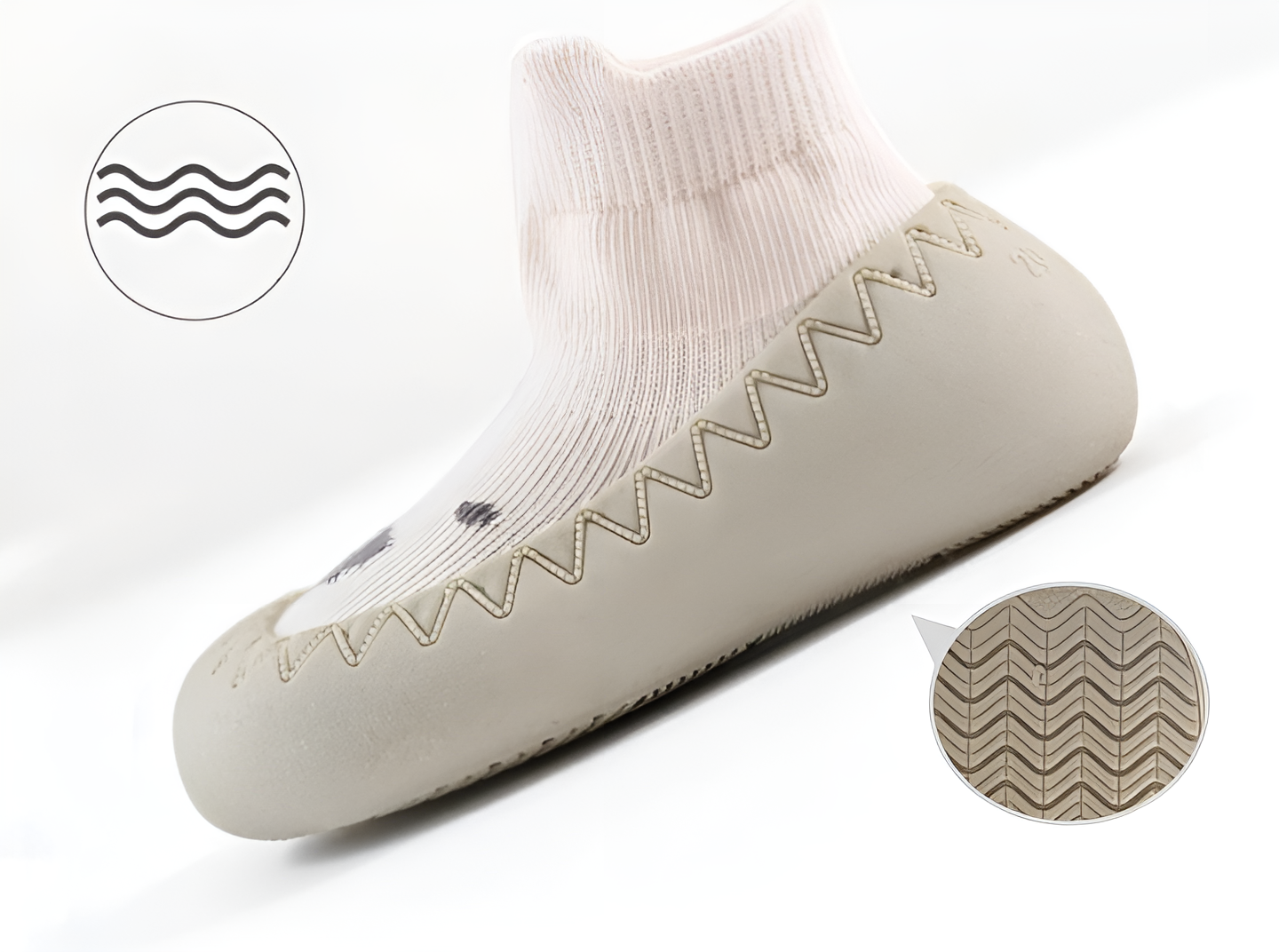 Antirutsch Socken-Schuhe für Babys