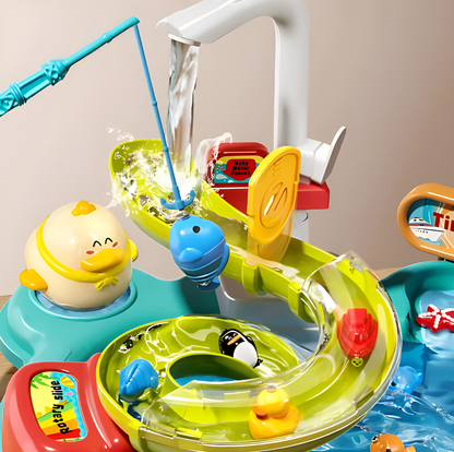 2-in-1 Spielzeug: Küchen-Set & Angelspiel – Lernspaß für Kinder ab 3 Jahren | Feinmotorik & Kreativität