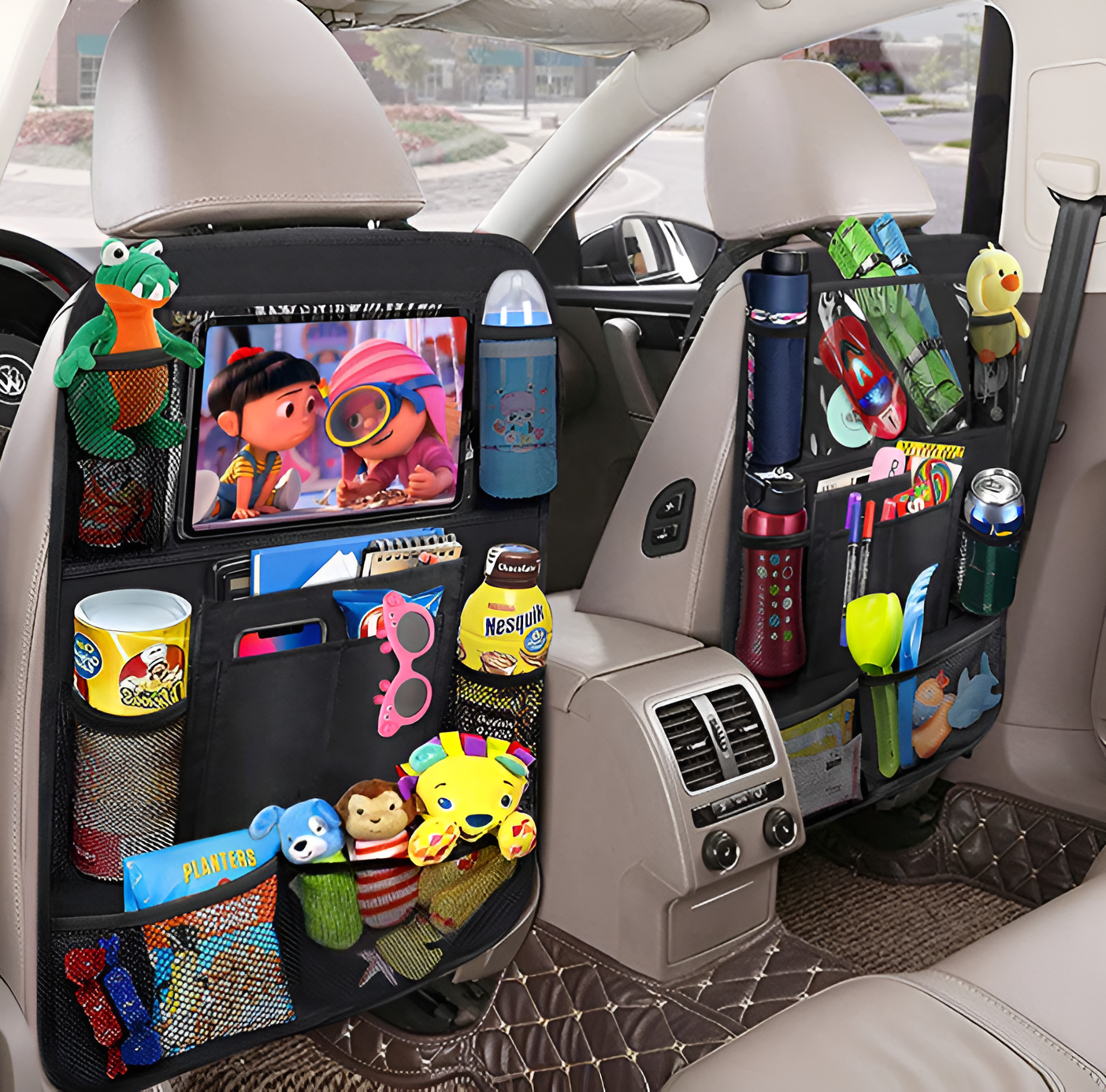 Auto Sitzschutz und Organizer für Kinder