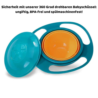 Drehende Babysnackschüssel - 360 Grad Auslaufsicher